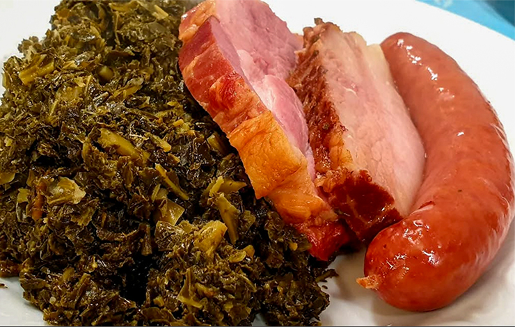 Grünkohl mit Kasseler